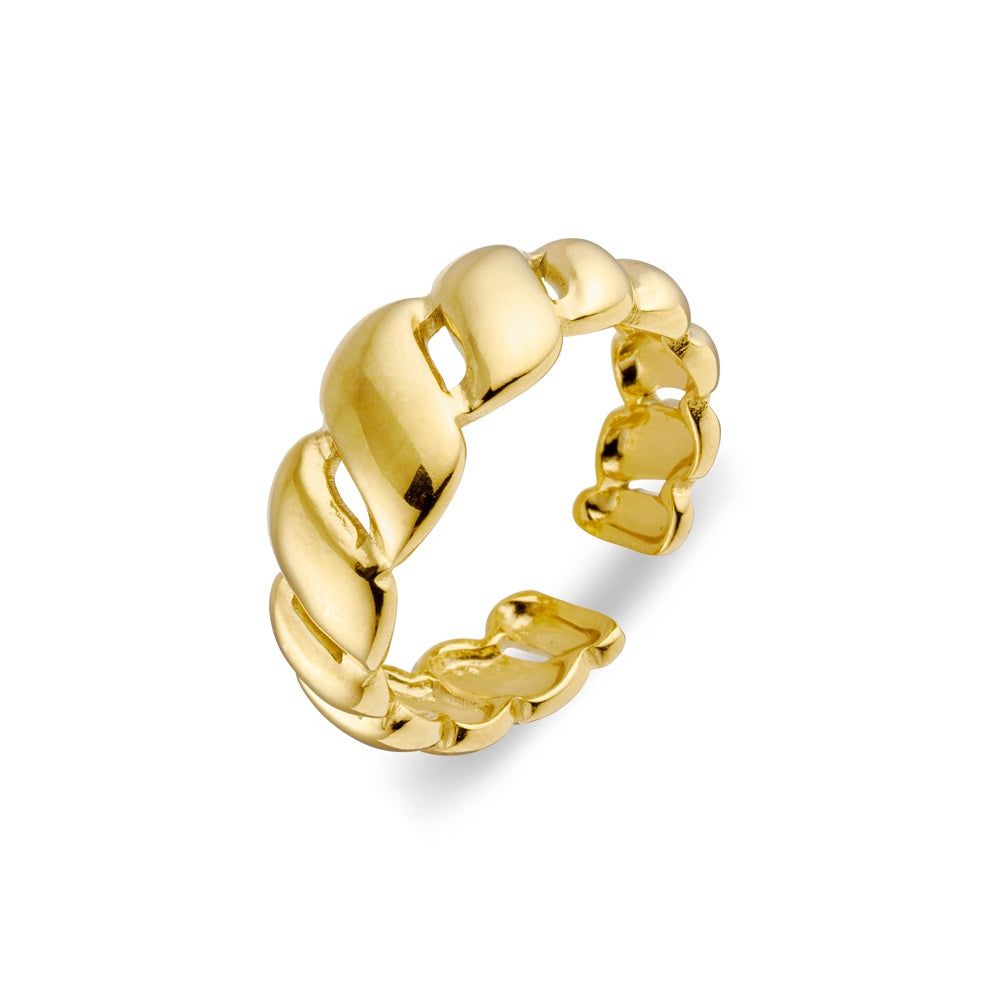 Gold Croissant Ring