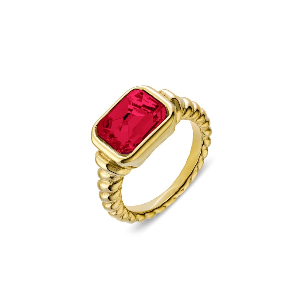 The Serena Ring - Ruby Pink