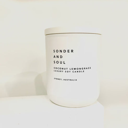 Soy Candle - Coconut & Lemongrass